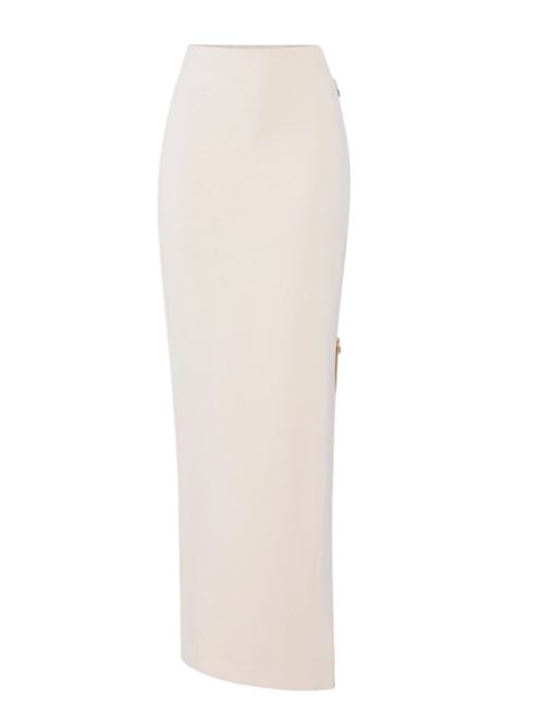 Light crepe skirt with jewel zip ELISABETTA FRANCHI | GO16561E2.193